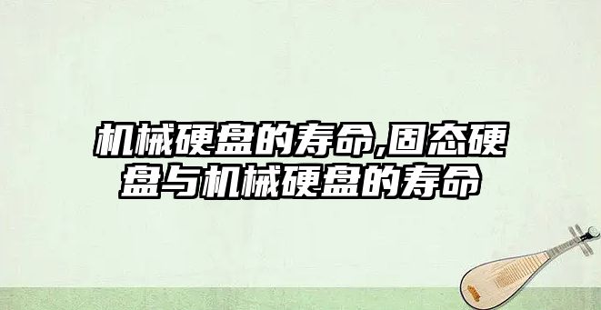 機械硬盤的壽命,固態(tài)硬盤與機械硬盤的壽命