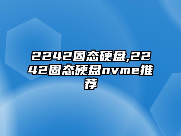 2242固態(tài)硬盤,2242固態(tài)硬盤nvme推薦