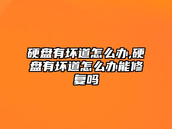 硬盤有壞道怎么辦,硬盤有壞道怎么辦能修復(fù)嗎